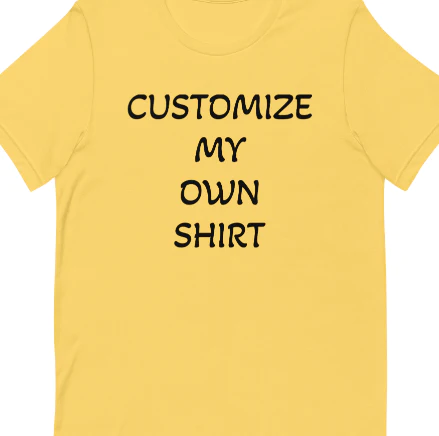 Customizable T-Shirt: Design Your Own Unique Style
