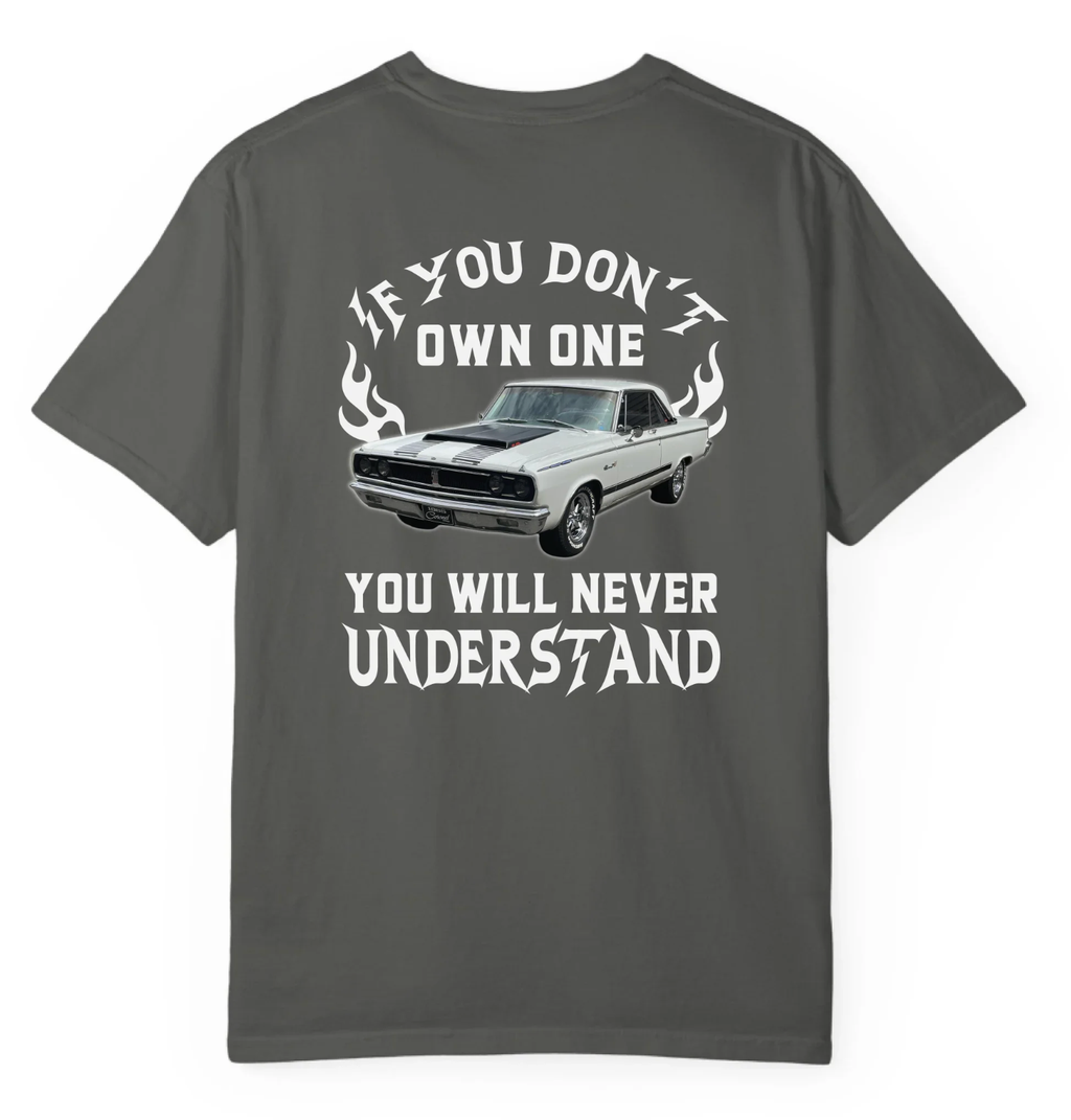 Personalized If You Don't Own One You Will Never Understand Backside Shirt, Custom Car Photo Shirt, Gift for For Him, Car Enthusiasts