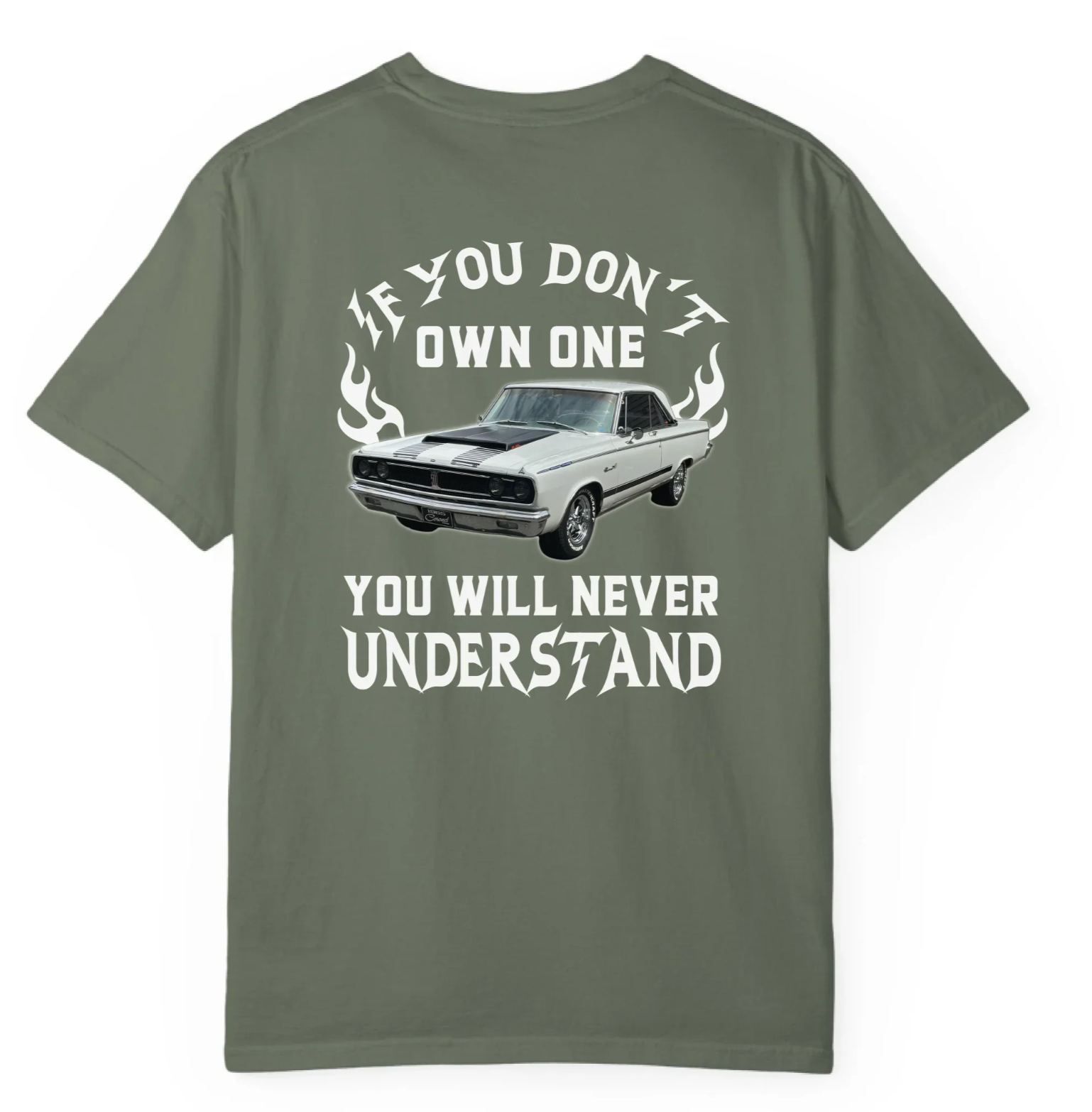 Personalized If You Don't Own One You Will Never Understand Backside Shirt, Custom Car Photo Shirt, Gift for For Him, Car Enthusiasts