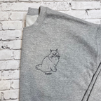 Personalized Embroidered Pet Portrait Sweatshirt, Custom Photo Gift