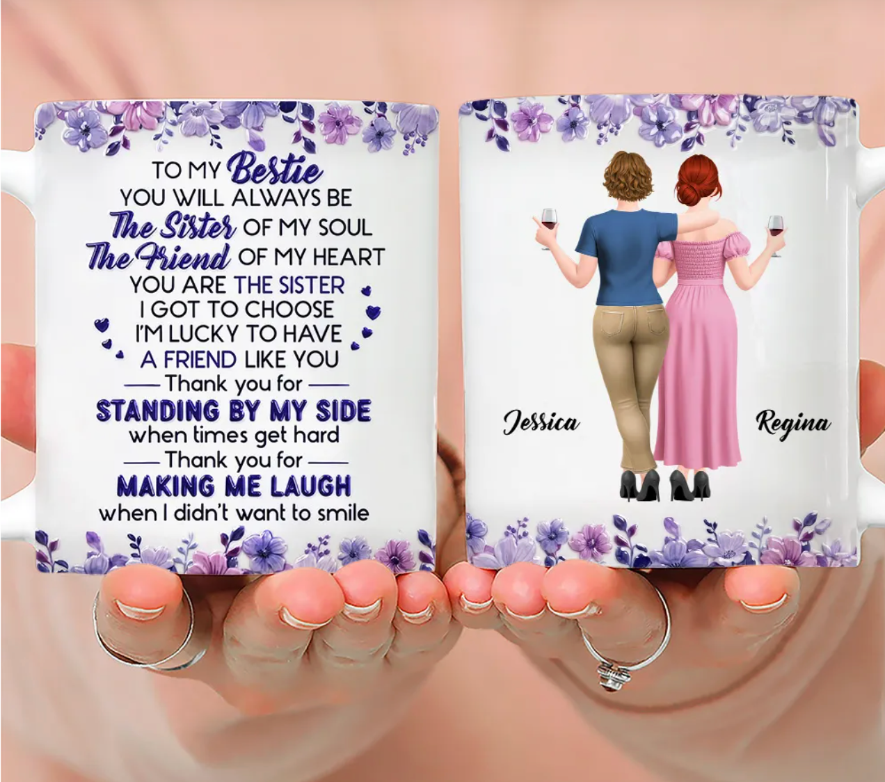 Sister Of My Soul - Personalized Coffee Mug