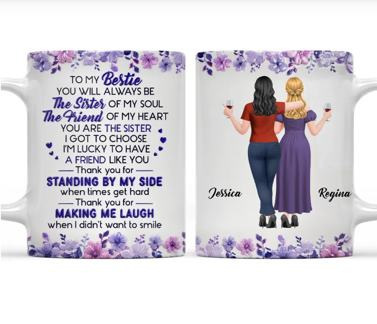 Sister Of My Soul - Personalized Coffee Mug