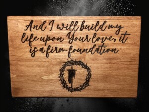 Faithful Expressions: Christian Wood Engraved Signs That Inspire