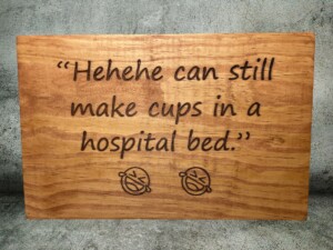 Unleash the Laughter: Funny Custom Signs Engraved on Wood
