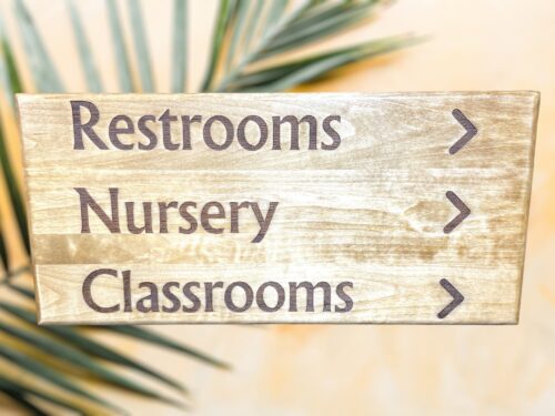 Restrooms Nursery Classroom Sign: Clear Guidance for Every Space