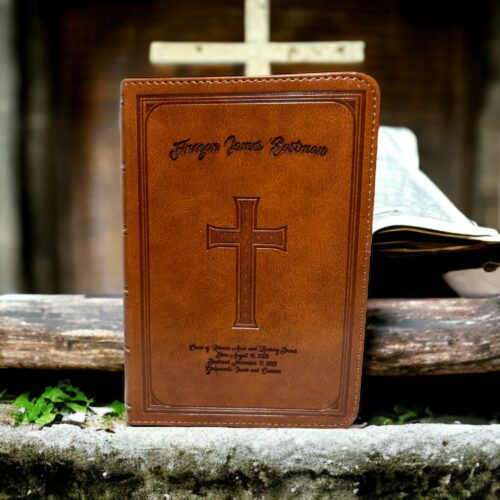 Elevate Your Faith with Custom Engraved Leather Bibles